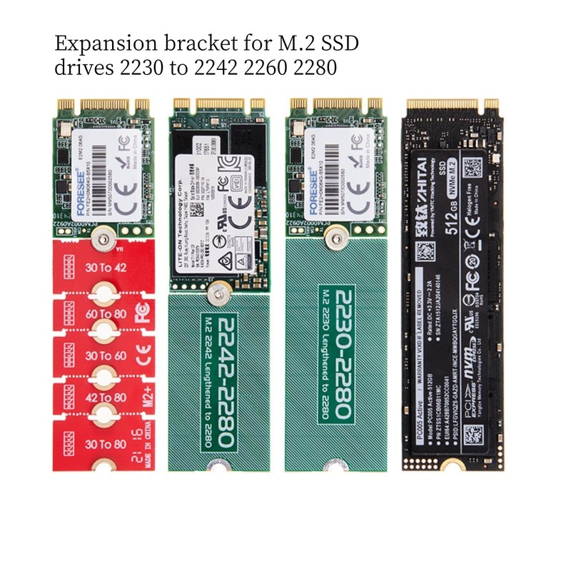 2 Pack M2 NVME SSD Hard Drives 2230 to 2242