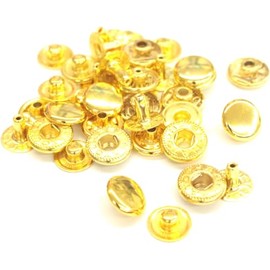 Kraft Spring Hook Gold 0.4 inch (10 mm), Pack of 10 (1041-02)