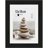 accent by nielsen Apolloon Black Wooden Photo Frame with Mount