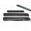 GMC OVERLAY 4PCS Gloss Black Door Rear Elevation Canyon Emblem