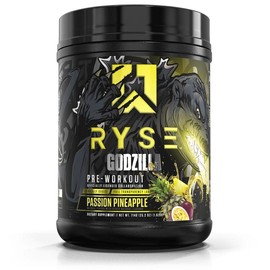 RYSE Godzilla Pre Workout Powder - Noel Deyzel Signature - 400mg Caffeine, High-Stim Energy Supplement with Beta Alanine - 40 Servings:_Passion Pineapple