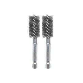 WICKED Professional ID Copper Tube Pipe Cleaner Replacement Brushes (1/2” (2-Pack))