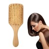 Bamboo Paddle Hairbrush Hair Massage Brush Wooden Anti Static Hair