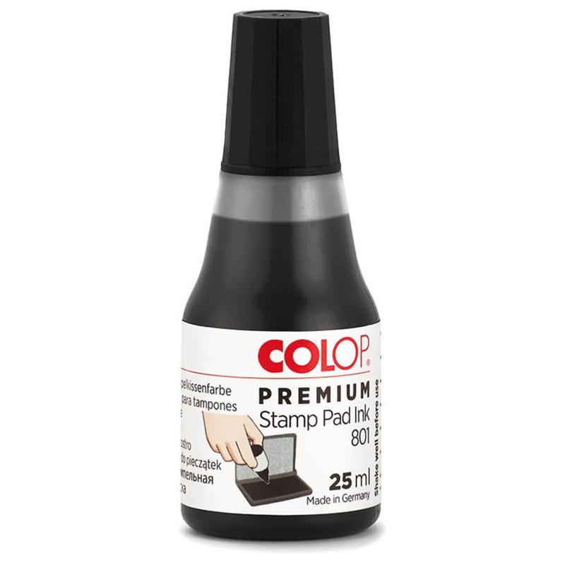 Colop 819765 - Bote de tinta (25 ml), negro