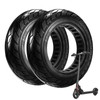 2-pack 10x2.125 Solid Tire,10 inch Shock Non-Pneumatic Scooter wheels,10x2.125 Explosion-Proof