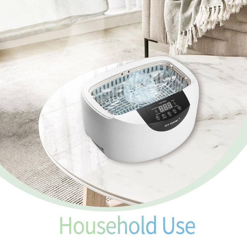 Ul/tra/sonic Cleaner 2.5L, Portable Sonic Cleaning Machine with Timer &