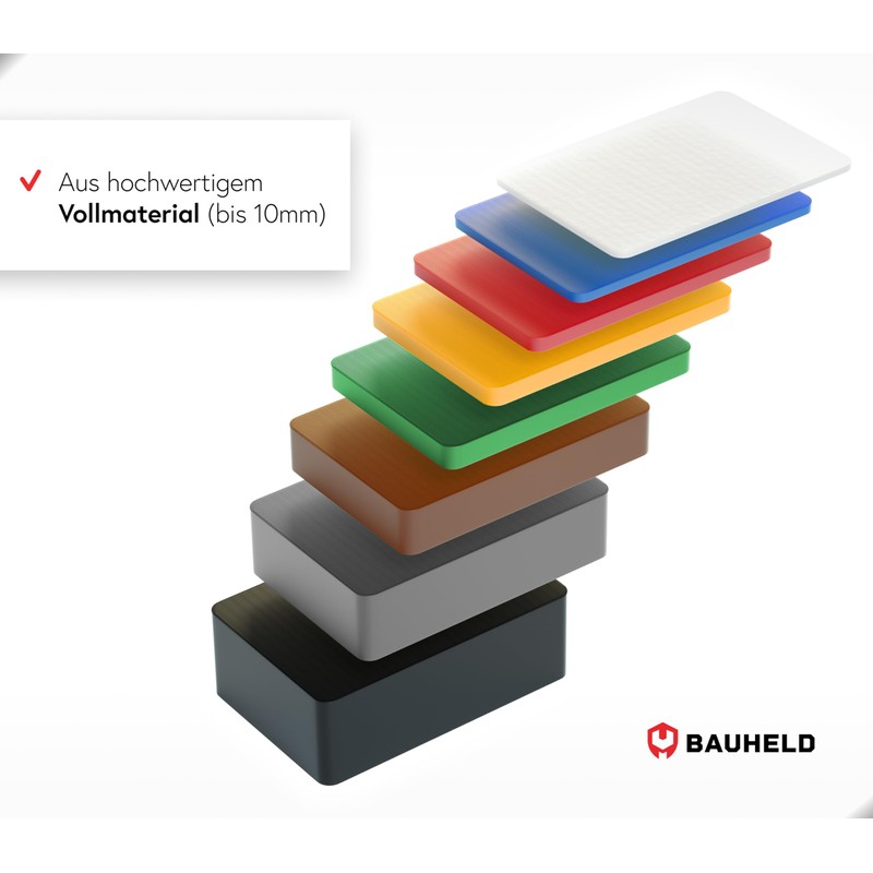 BAUHELD® Universal Underlay Plates 60 x 40 x 15 mm