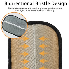 Boqibyon 2 Pack Pet Hair Removal Glove, 2025 Washable Reusable Electrostatic Gloves Pet Hair for Cat and Dog, with Electrostatic Tech, for Carpet, Couch, Furniture