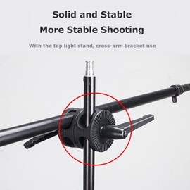Diyeeni Handle Head Reflector Mount Double Wheel Light Tripod Adapter Grip Head Angle Clamp for Studio Arm Stand Photo Accessories