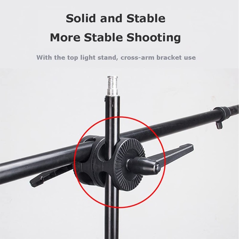 Diyeeni Handle Head Reflector Mount Double Wheel Light Tripod Adapter