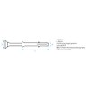 Design61 50 x Nail Dowels 6 x 60 mm with