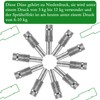 ATOPLEE 10pcs 0.3 mm Low Pressure Brass Mist Nozzles with