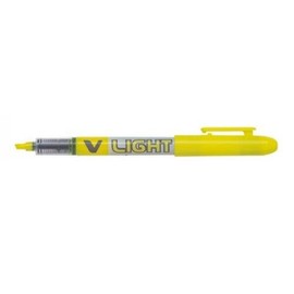Pilot V-Light Slanted Liquid Ink Highlighter - Yellow (Pack of 3)
