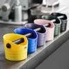 Espresso Knock Box, 0.5L Coffee Ground Knock Box,Shock-Absorbent Barista Style