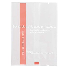 CPI-OB3 Food-Compatible Bags, Line-Matte-3, Cherry Pink (100 Count)