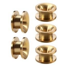 Opzour Universal String Trimmer Head Eyelets - 5 Pack Brass Weed Eater Replacement Parts Compatible with Troy-Bilt, Craftsman, and More, Ideal for Lawn Mowers, Strimmer, and Brush Cutters