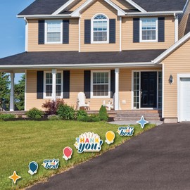 Big Dot of Happiness Thank You So Very Much - Yard Sign and Outdoor Lawn Decorations - Gratitude Yard Signs - Set of 8