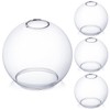 Glooglitter 4 Pack Fixture Replacement Globe Shade 6 Inch Diameter
