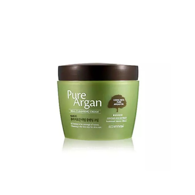 Eco Enjjar 에코에니어 퓨어 아르간 리얼 클렌징 크림 300ml Ecoeneur