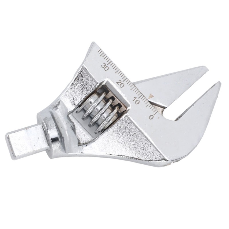 Adjustable Wrench Head Industrial Grade Torsion Ultra Large Opening CRV