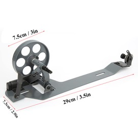 Large Bobbin Winder, Stainless Steel Big Wheel Bobbin Winder Industrial Sewing Machine Accessories for Sewing Machine Accessories