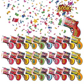 30 Pcs Party Poppers, Inflatable Confetti Fun Poppers Confetti Bomb Wedding,Birthdays, Celebrations, for Events, Carnivals, Anniversary, Valentine'S Day, New Years, Party Supplies,Halloween