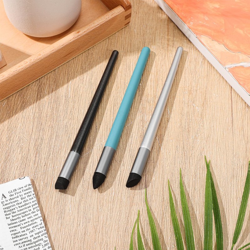 DECHOUS Oil Pastel Blending Sponge Pens 3Pcs Artist Smudge Pen
