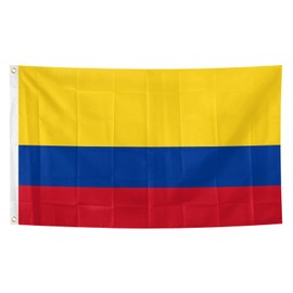 Colombia Flag 3x5 Feet Polyester Fiber Colombia Flag, Bright Colors, with Brass Grommets, Suitable for Living Rooms, Courtyards, Gardens,Party Gathering,Celebrations,Indoor and Outdoor Decoration