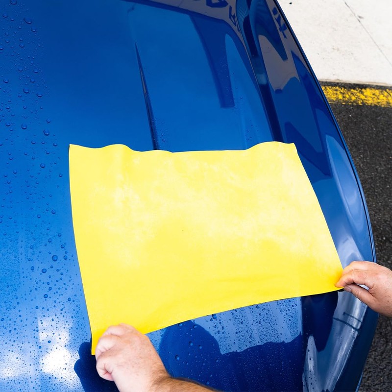 Meguiar's Microwipe Super-Glide Chamois - Microfibre Chamois Towel for Cars