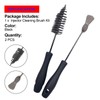 SMMS 2PCS Injector Sleeve Cup Bore Seat Cleaning Brush Kit