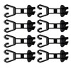 24 Pcs U Post Extended Electric Fence Insulators for Electric