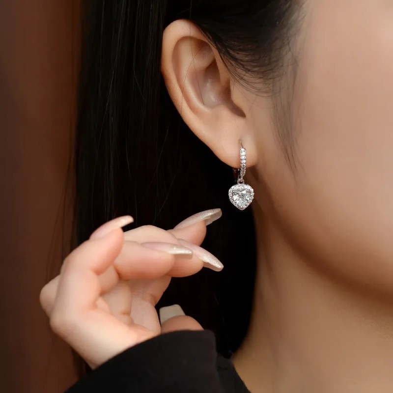 Eanba - Aretes De Compromiso Plata 925 Mujer Diseño De