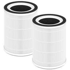 FMDZFL 2 Pack Replacement Filter Compatible with BlissAer Kery-Plus Air Purifier, 3-in-1 Filtration System with Activated Carbon Filter