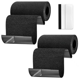 2 Stück Gewebe-Reparaturband für Segeltuch, Markise, Flicken für Möbel, Daunenjacke, Risse oder Löcher in Stoff, Zelt, Segel und Bootsverkleidung, Strapazierfähig, Wasserdicht und Waschbar, Schwarz