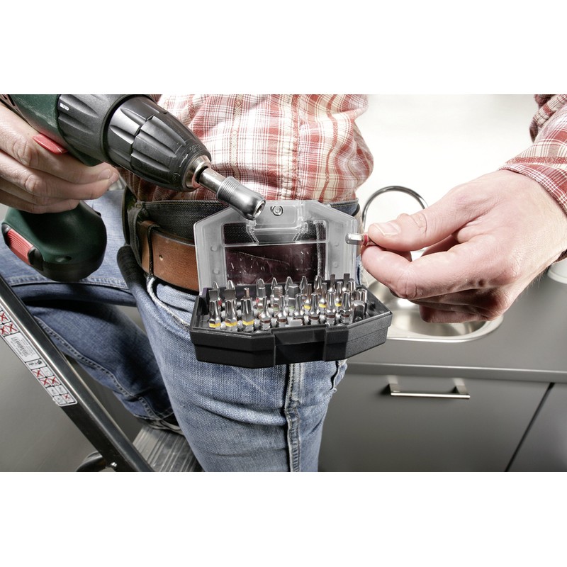 KWB 49118800 Practical Belt Clip Bit Box (32-Piece)