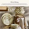 MACKENZIE-CHILDS Enamel Everyday Bowl, Serving Bowl for Entertaining, Medium, Brown-and-White