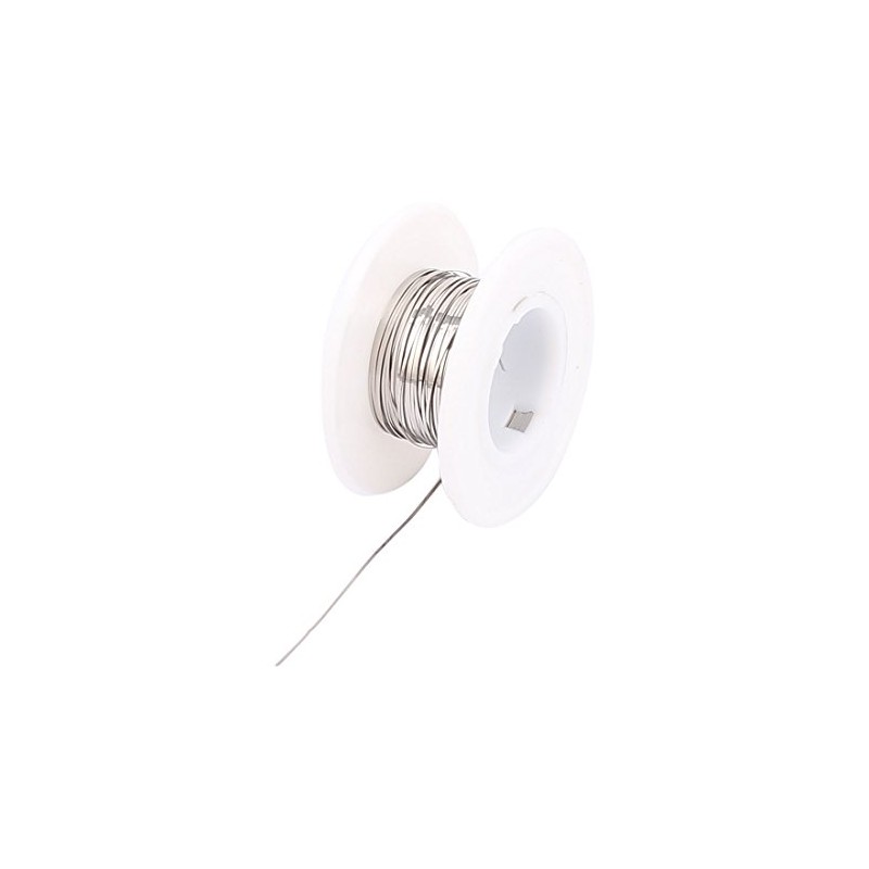 sourcingmap 10M 33Ft 0.1x0.5mm Nichrome Flat Heater Wire for Heating