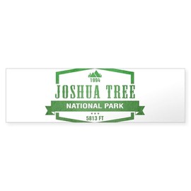 CafePress Joshua Tree National Park, California Bumper Stick Sticker (Bumper 50 pk)