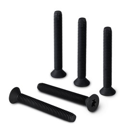 VGBUY Trailer Deck Screws, 19 pcs 5/16-18 x 2-1/2 Torx Flat FloorBorad Thread Cutting Trailer Screws, T40 Star Drive Trailer Flooring Screw, Type F, 6-Lobe Point