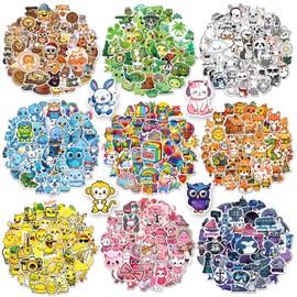 1200PCS Water Bottle Stickers for Kids - Waterproof Cute  Vinyl Sticker Bulk Pack for Adults Girls Boys Teens