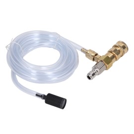 Downstream Injector Adjustable Brass Stainless Chemical Injector for Pressure Washer 5000PSI with 9.8ft Tube