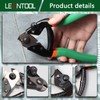 LEONTOOL Steel Wire Cutters 7.5 Inches Wire Rope Cutters Bicycle