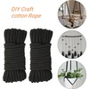 8 mm Cotton Cord, Pack of 3, Cotton Rope, 10
