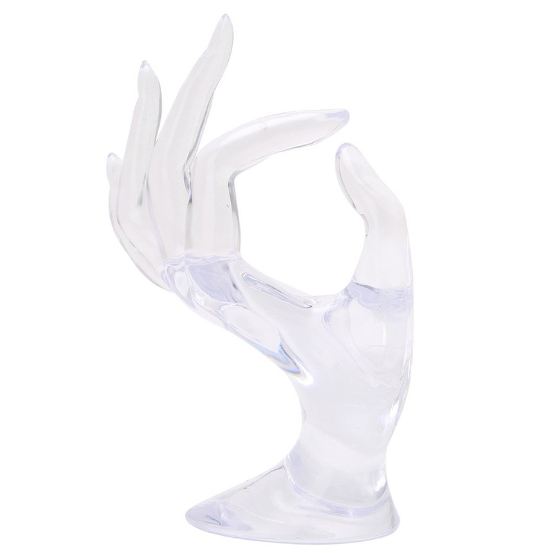 PHILSP Ring holder Mannequin Ok Hand Finger Glove Ring Bracelet