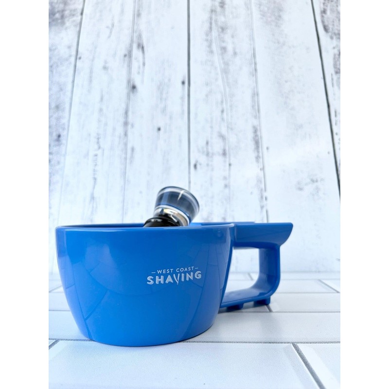 West Coast Shaving Unbreakable Lather Bowl, Blue