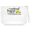 Funny Quotes Gift Funny Emotional Baggage Clear Makeup Bag Employee