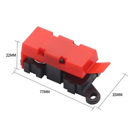1 Compartment Midi Fuse Holder Car Boat Motorhome Caravan Camper Fuse Block Midi Holder with 30A 60A 100A Fuses