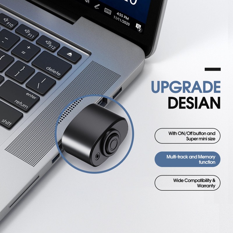 USB Mouse Mover with 3 Modes Auto Connect Memory Function