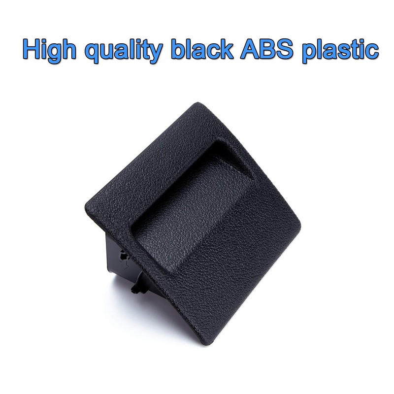 JKCOVER Interior Inner ABS Black Fuse Box Coin Container Storage