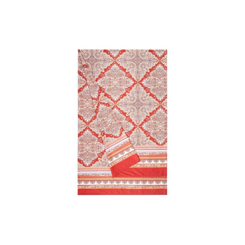 Bassetti Granfoulard Cotton Sofa Throw, Multi-purpose Blanket, Picnic Blanket, Curtain,